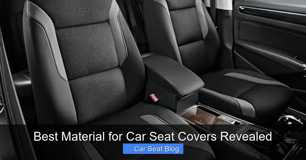 Best Material for Car Seat Covers Revealed