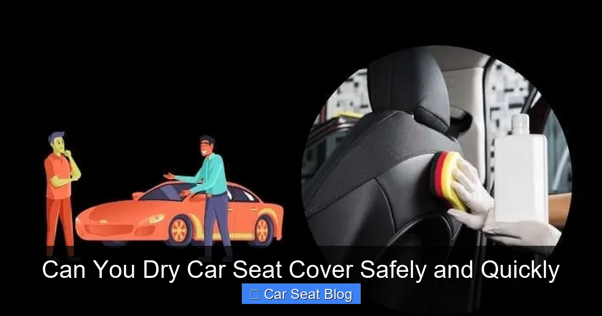 Can You Dry Car Seat Cover Safely and Quickly