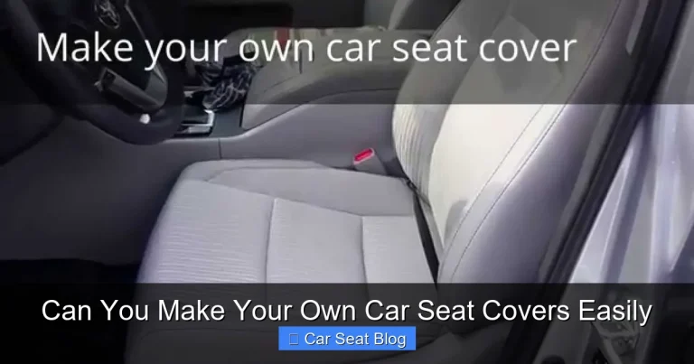Can You Make Your Own Car Seat Covers Easily