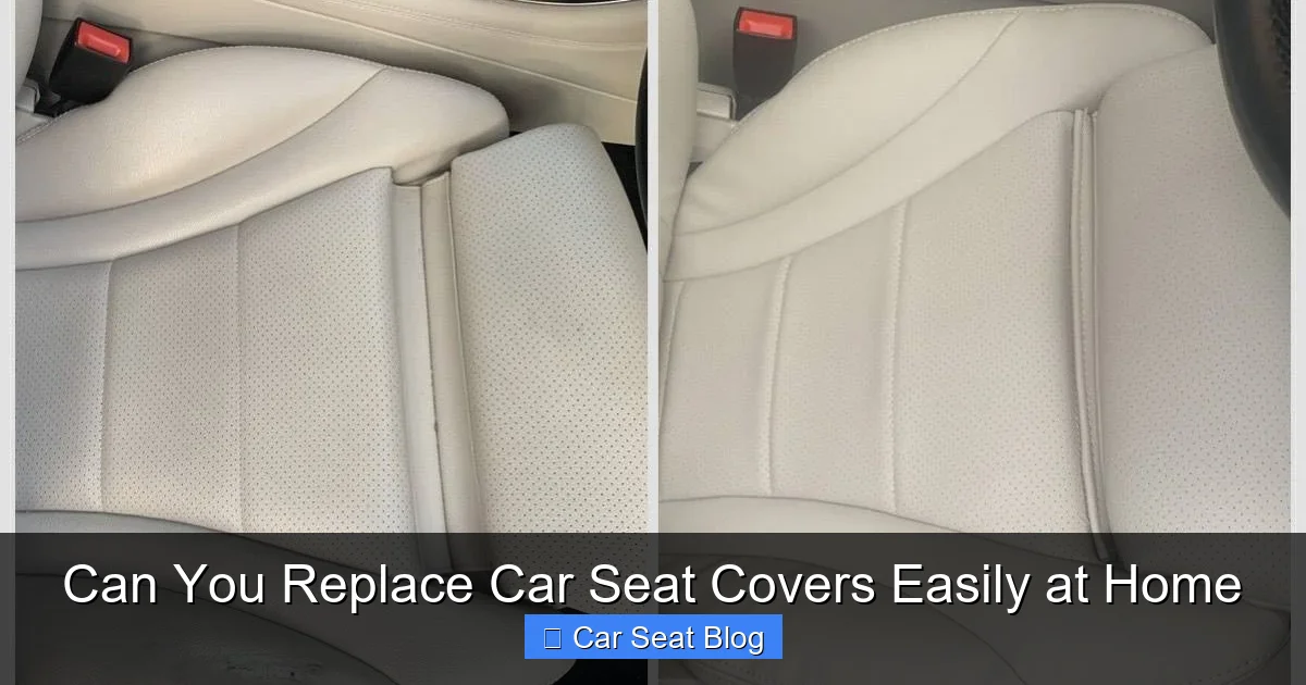 Can You Replace Car Seat Covers Easily at Home