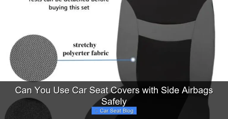 Can You Use Car Seat Covers with Side Airbags Safely
