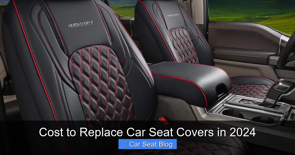 Cost to Replace Car Seat Covers in 2024