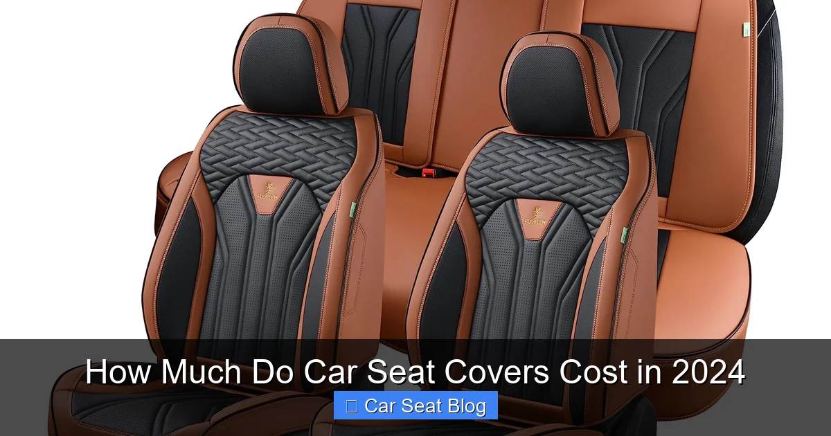 How Much Do Car Seat Covers Cost in 2024
