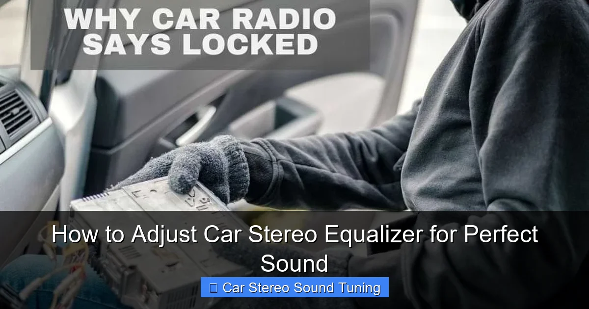 How to Adjust Car Stereo Equalizer for Perfect Sound