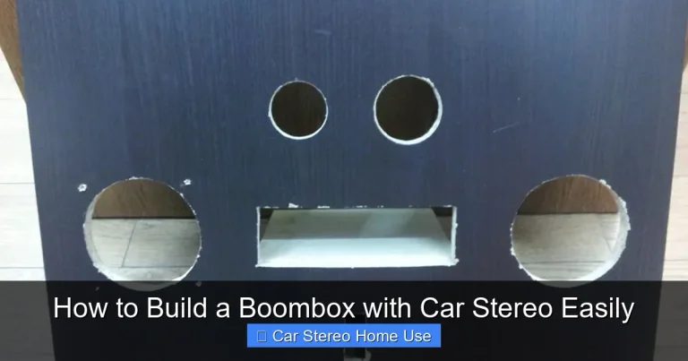 How to Build a Boombox with Car Stereo Easily