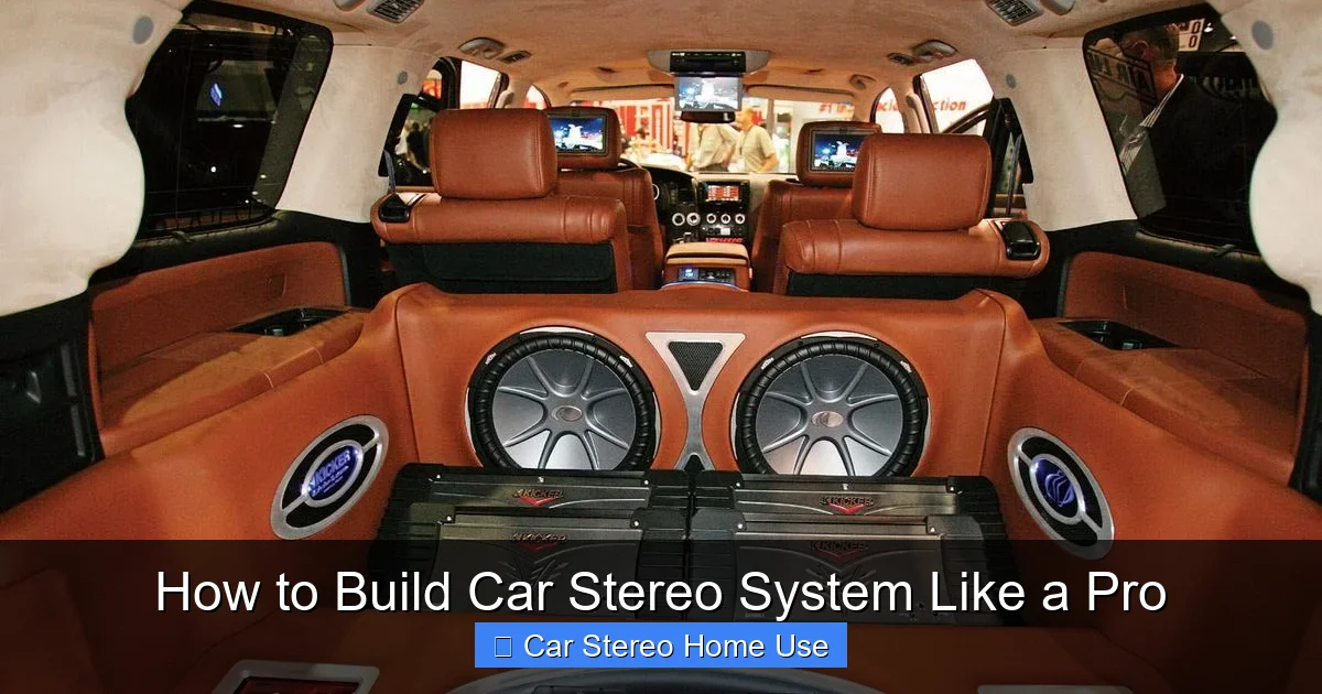 How to Build Car Stereo System Like a Pro