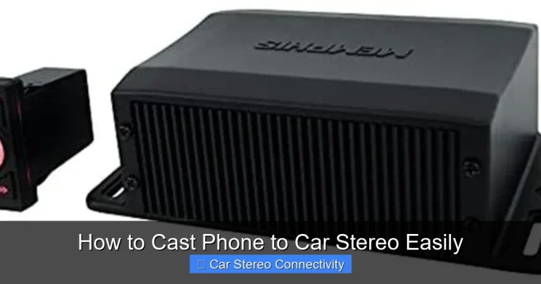 How to Cast Phone to Car Stereo Easily