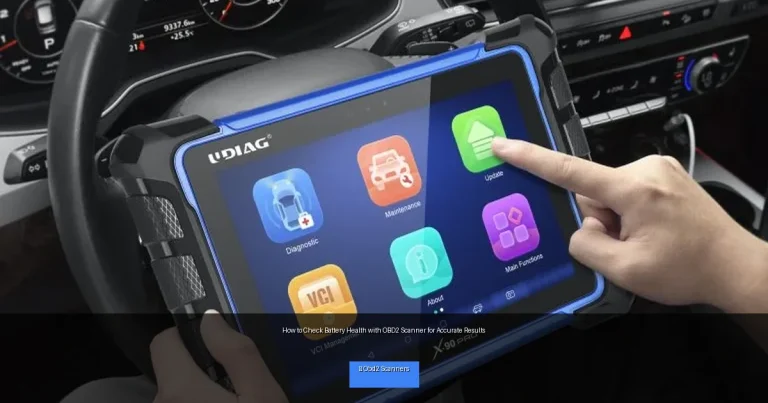 How to Check Battery Health with OBD2 Scanner for Accurate Results
