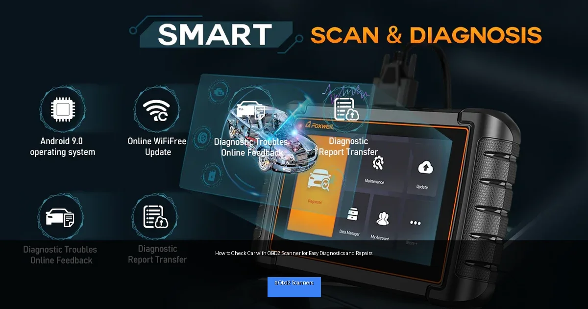 How to Check Car with OBD2 Scanner for Easy Diagnostics and Repairs