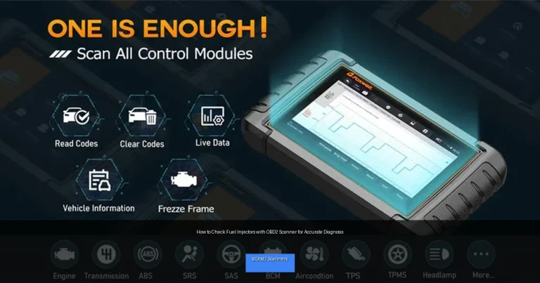 How to Check Fuel Injectors with OBD2 Scanner for Accurate Diagnosis