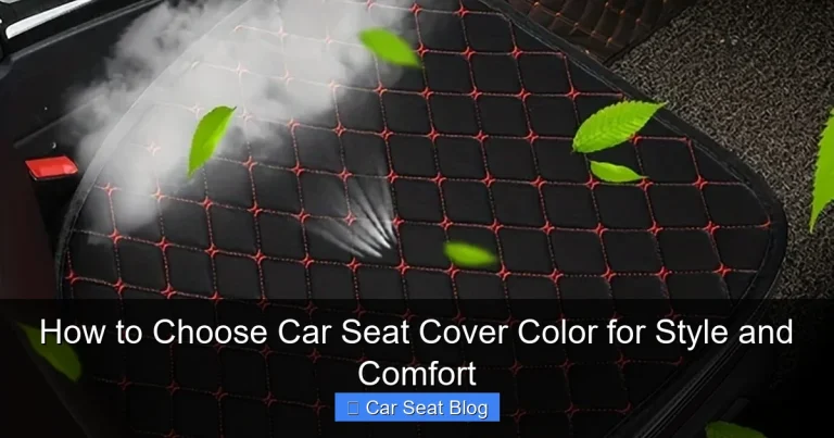 How to Choose Car Seat Cover Color for Style and Comfort