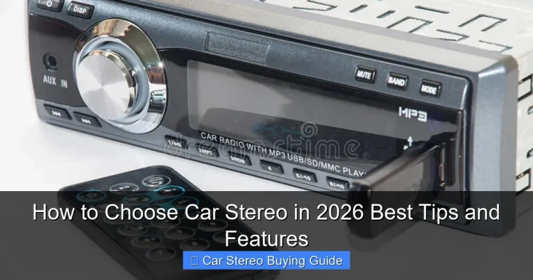 How to Choose Car Stereo in 2026 Best Tips and Features