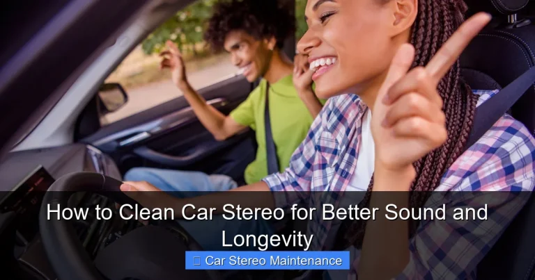 How to Clean Car Stereo for Better Sound and Longevity