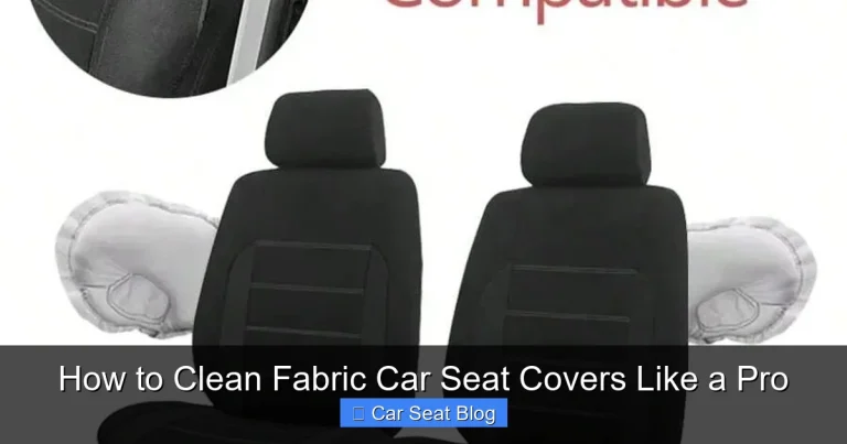 How to Clean Fabric Car Seat Covers Like a Pro