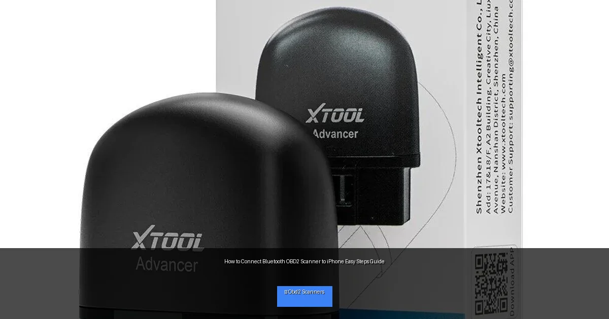 How to Connect Bluetooth OBD2 Scanner to iPhone Easy Steps Guide