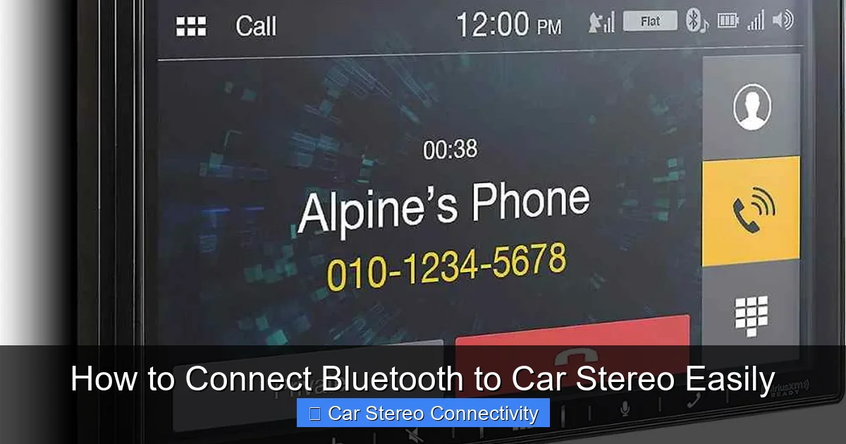 How to Connect Bluetooth to Car Stereo Easily
