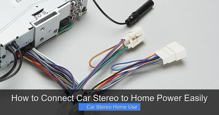 How to Connect Car Stereo to Home Power Easily