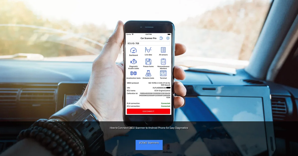 How to Connect OBD2 Scanner to Android Phone for Easy Diagnostics