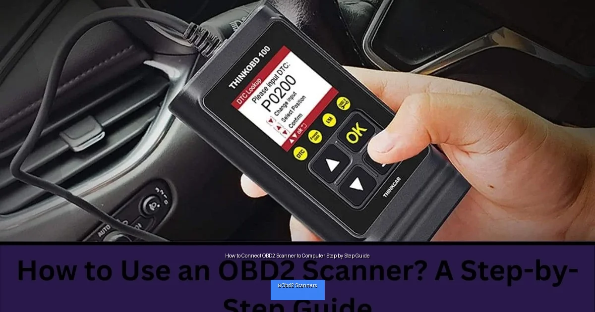 How to Connect OBD2 Scanner to Computer Step by Step Guide