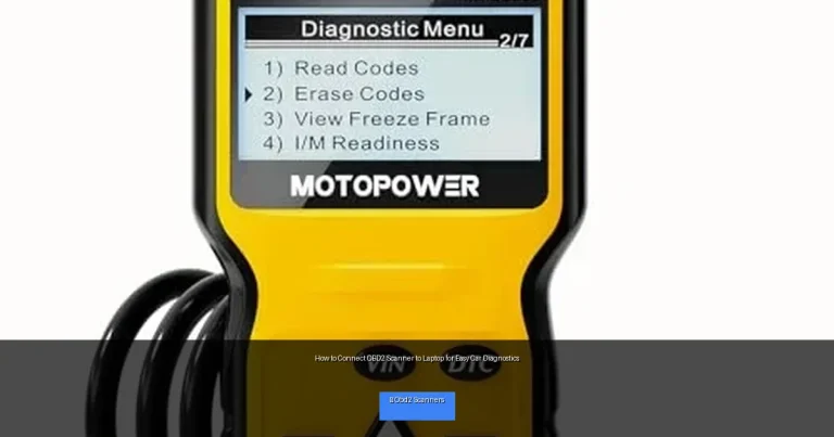 How to Connect OBD2 Scanner to Laptop for Easy Car Diagnostics