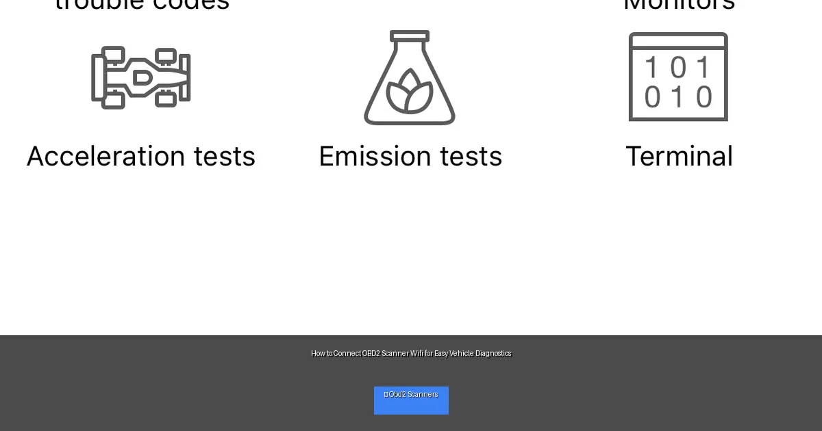How to Connect OBD2 Scanner Wifi for Easy Vehicle Diagnostics