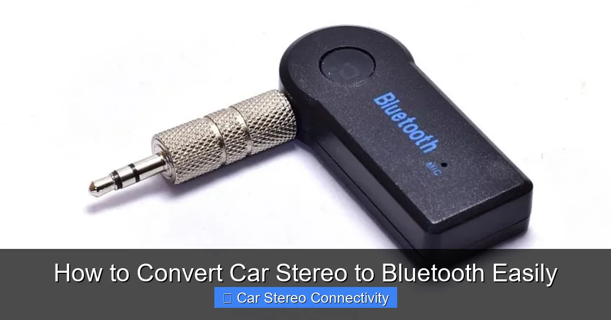 How to Convert Car Stereo to Bluetooth Easily