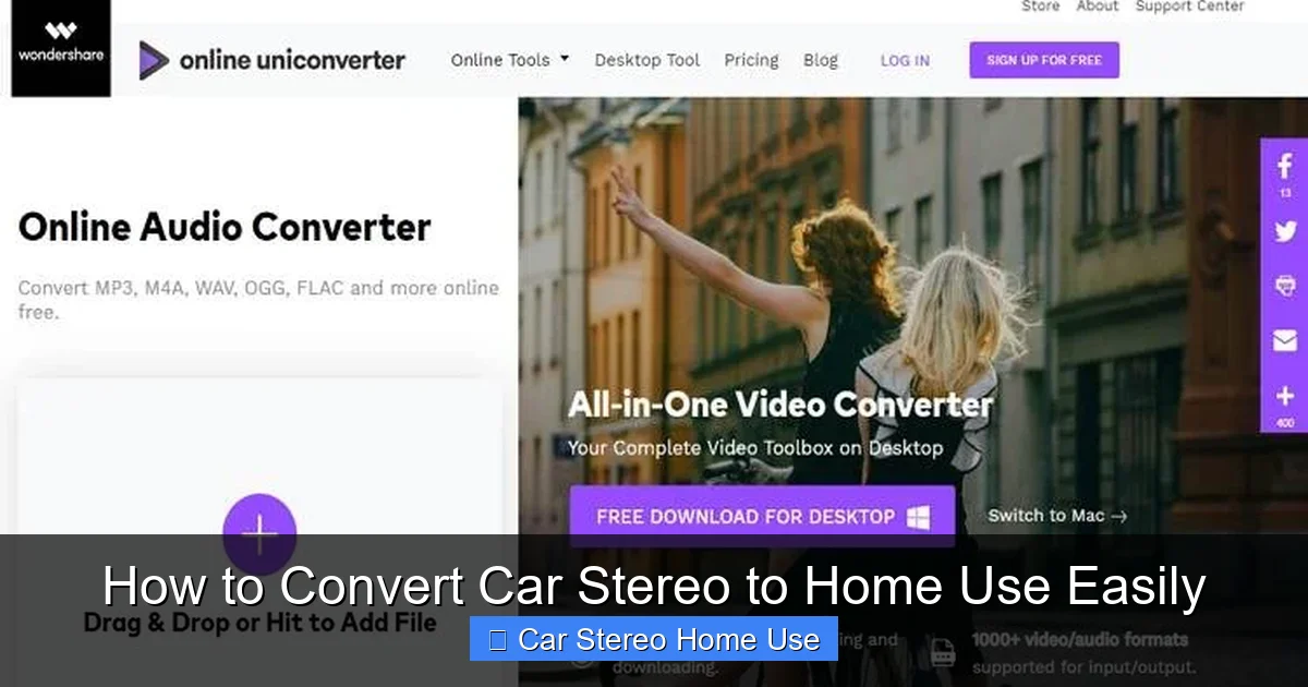 How to Convert Car Stereo to Home Use Easily
