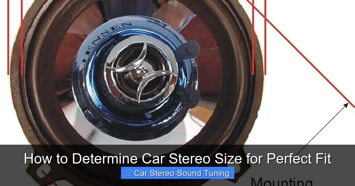 How to Determine Car Stereo Size for Perfect Fit