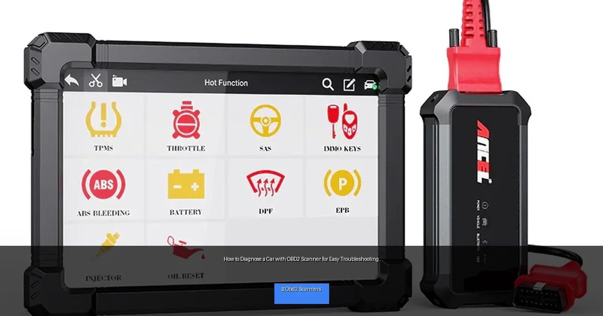 How to Diagnose a Car with OBD2 Scanner for Easy Troubleshooting