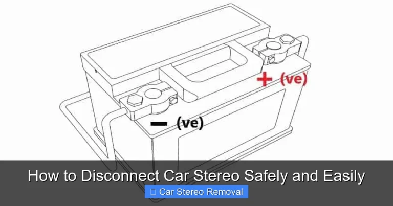 How to Disconnect Car Stereo Safely and Easily