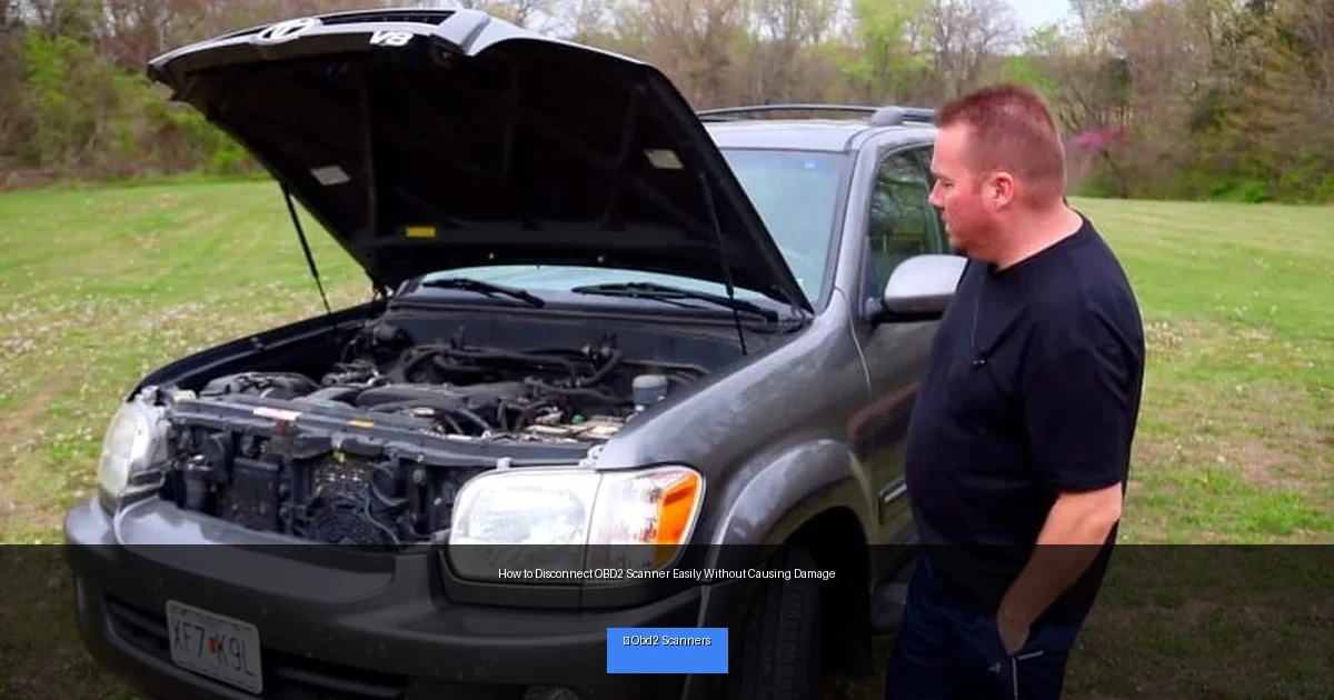 How to Disconnect OBD2 Scanner Easily Without Causing Damage