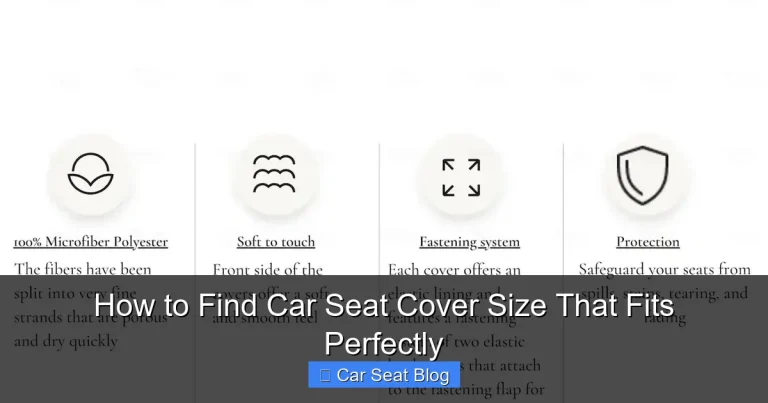 How to Find Car Seat Cover Size That Fits Perfectly