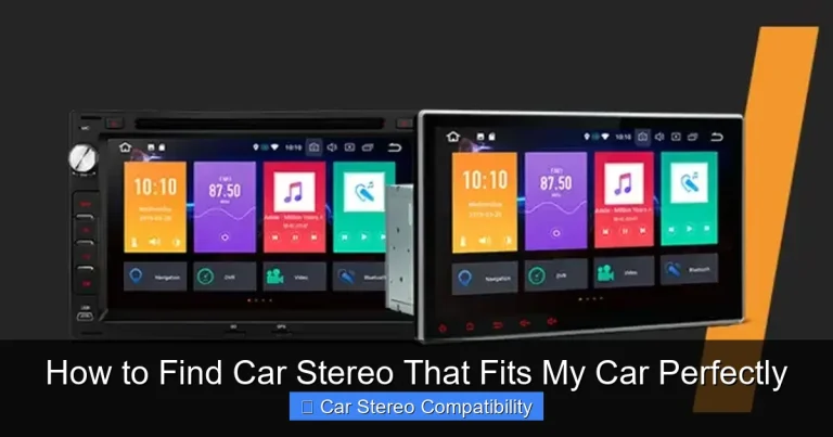 How to Find Car Stereo That Fits My Car Perfectly