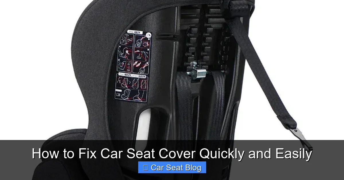 How to Fix Car Seat Cover Quickly and Easily
