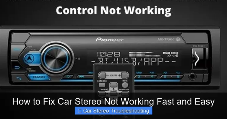 How to Fix Car Stereo Not Working Fast and Easy
