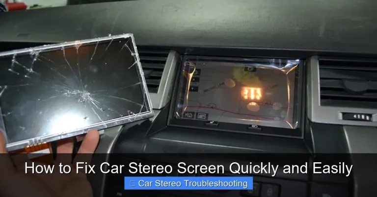 How to Fix Car Stereo Screen Quickly and Easily