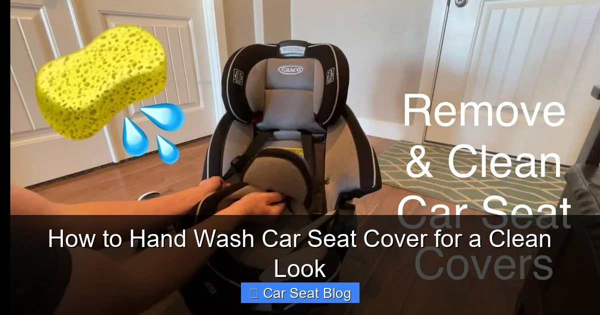 How to Hand Wash Car Seat Cover for a Clean Look