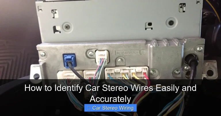 How to Identify Car Stereo Wires Easily and Accurately