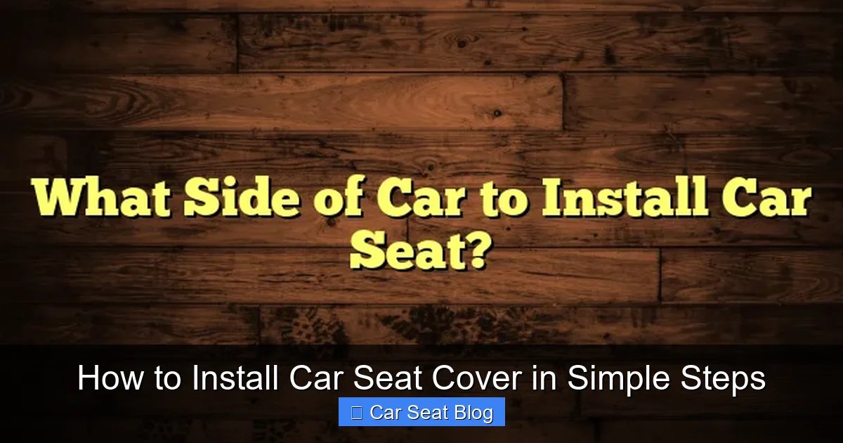 How to Install Car Seat Cover in Simple Steps