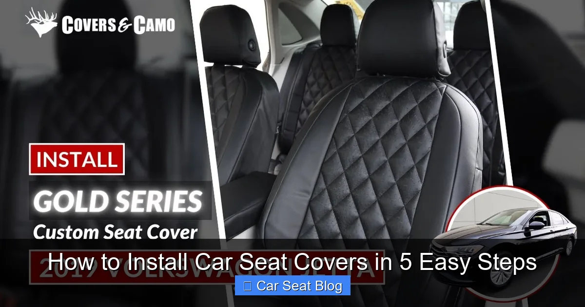 How to Install Car Seat Covers in 5 Easy Steps
