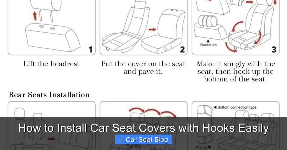How to Install Car Seat Covers with Hooks Easily