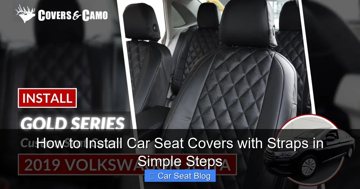 How to Install Car Seat Covers with Straps in Simple Steps