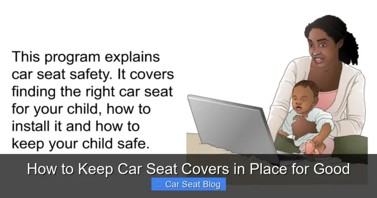 How to Keep Car Seat Covers in Place for Good