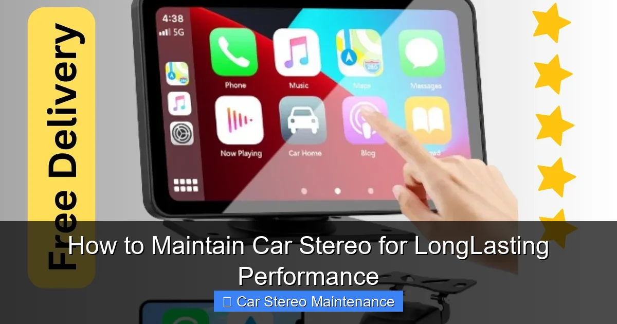 How to Maintain Car Stereo for LongLasting Performance