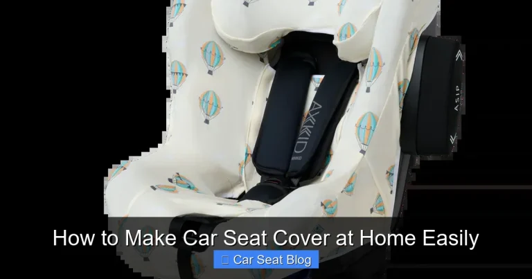 How to Make Car Seat Cover at Home Easily