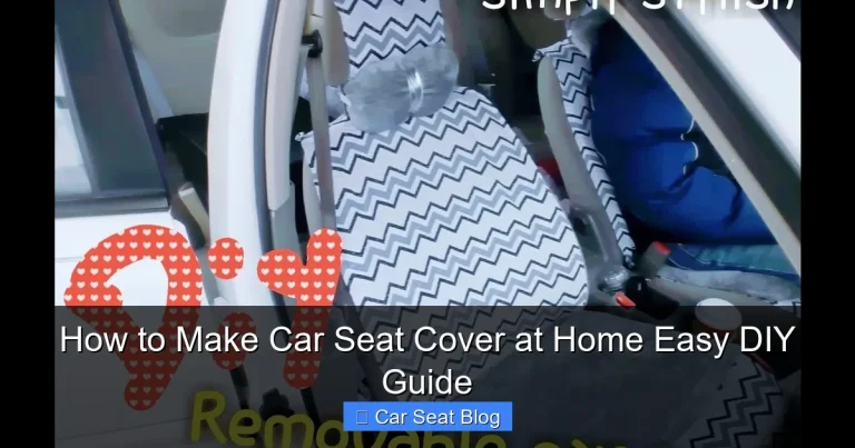 How to Make Car Seat Cover at Home Easy DIY Guide
