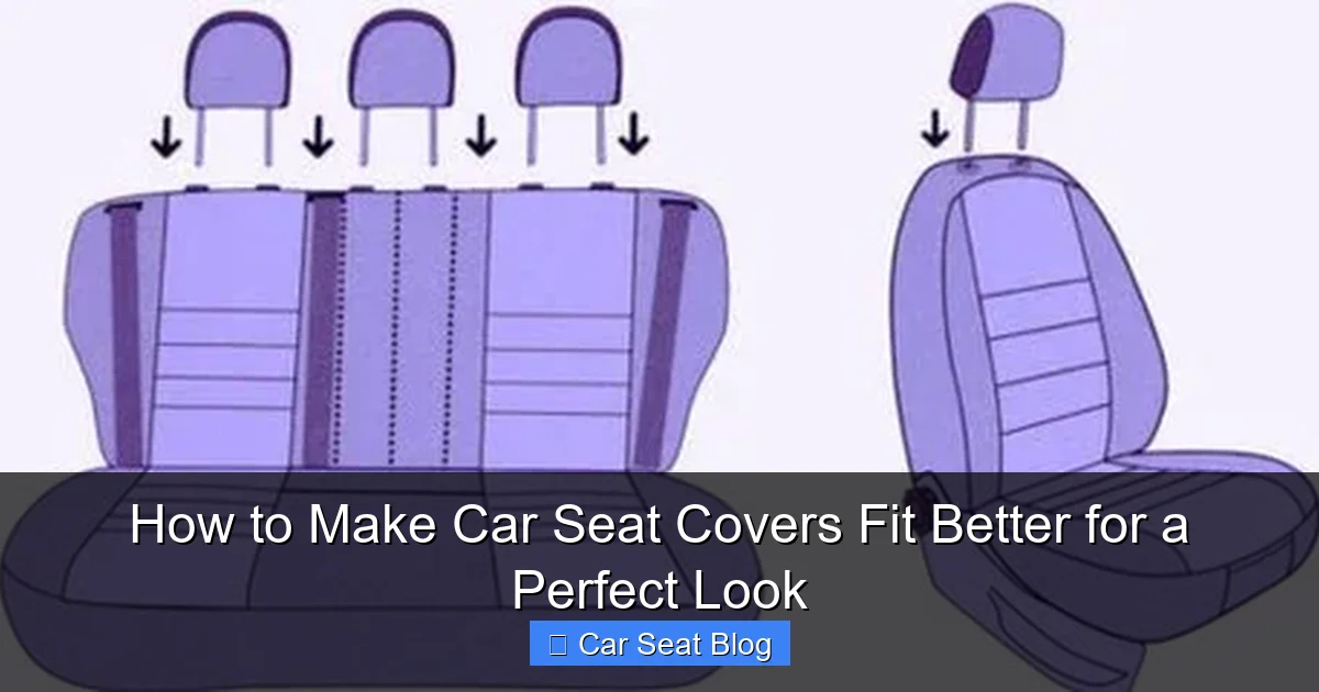 How to Make Car Seat Covers Fit Better for a Perfect Look