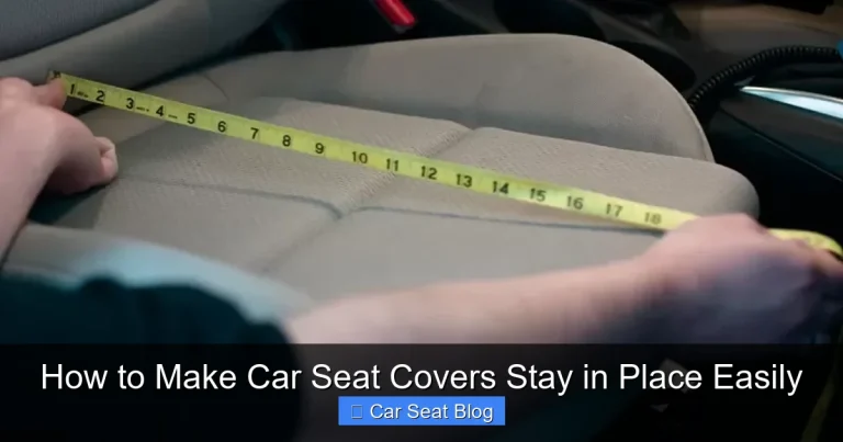 How to Make Car Seat Covers Stay in Place Easily