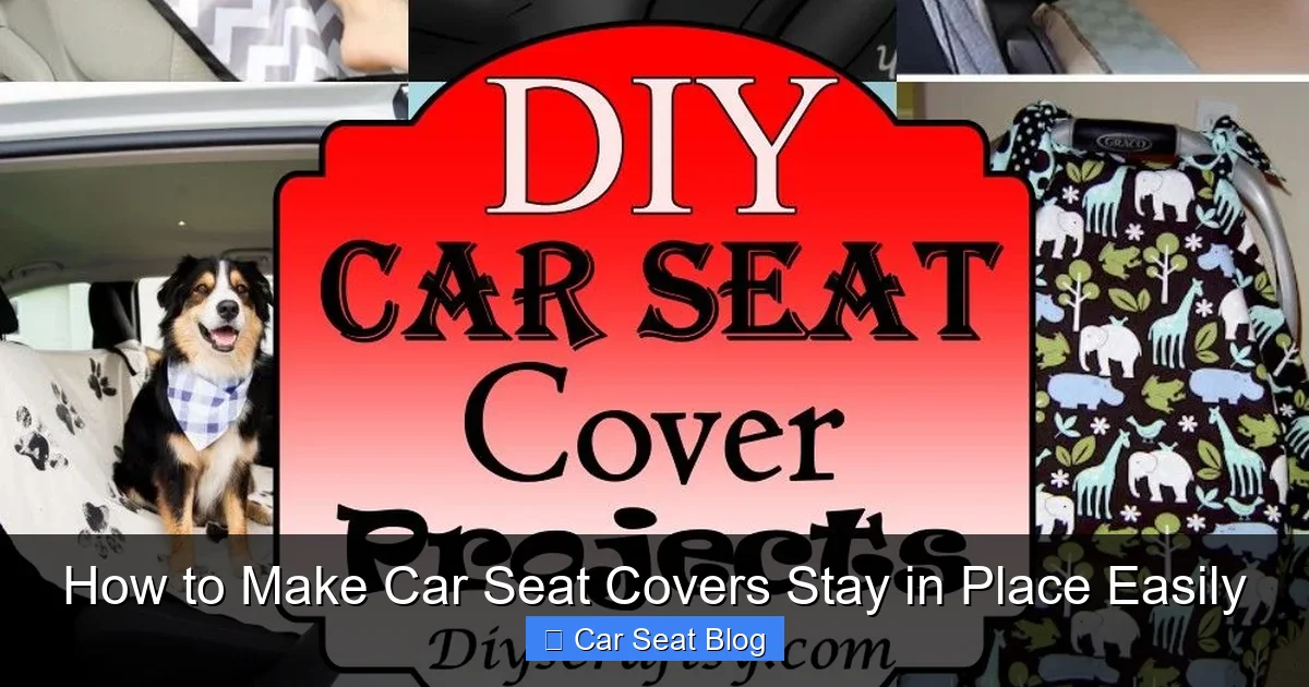 How to Make Car Seat Covers Stay in Place Easily