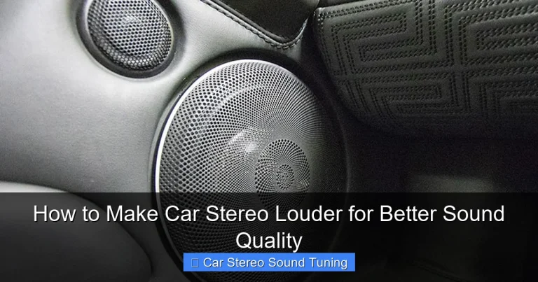 How to Make Car Stereo Louder for Better Sound Quality